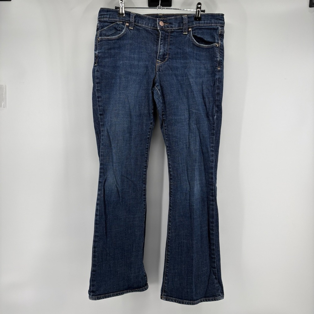 Old Navy Jeans Womens Size 10 Blue Denim The Flirt Bootcut Dark Wash